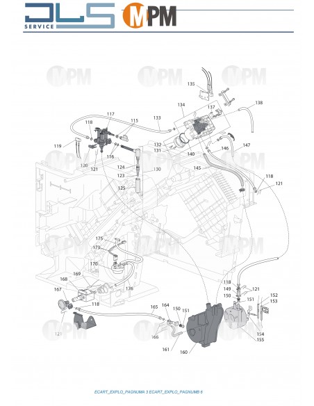 VUE ECLATEE DELONGHI ECAM350.15.B EX:1 S11