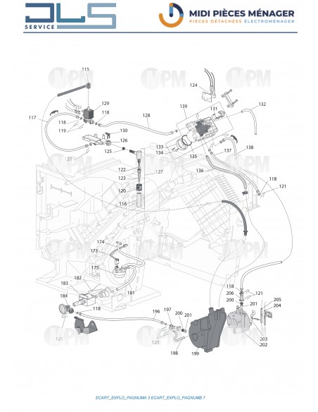 VUE ECLATEE DELONGHI ECAM350.35.W S11