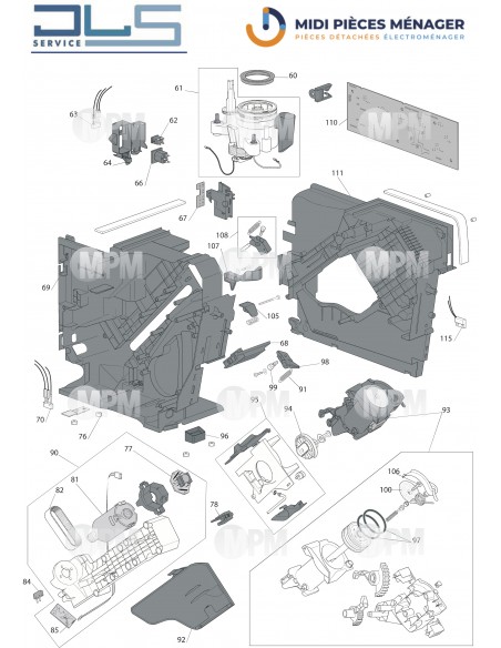 VUE ECLATEE DELONGHI FEB3550.B S11