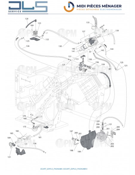 VUE ECLATEE DELONGHI ECAM350.50.B EX:4 S11