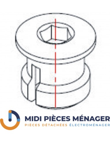 VISSE DE CHAUDIERE 5mm POUR CAFETIERE ARIETE AT4035330100