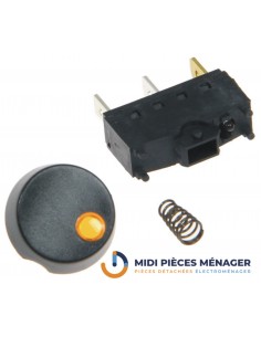 KIT INTERRUPTEUR NOIR POUR CAFETIERE ARIETE AT4026006580