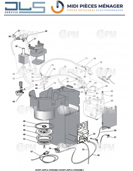 VUE ECLATEE DELONGHI EC695.BK