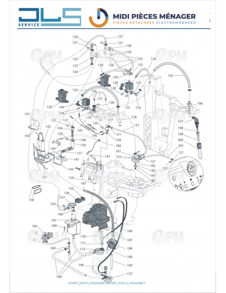 VUE ECLATEE DELONGHI FEX9335.M - MIDI PIECES MENAGER