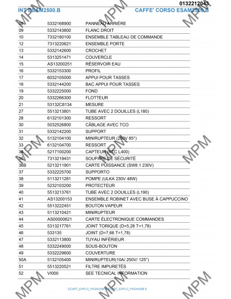 CAFFE' CORSO ESAM2500.B