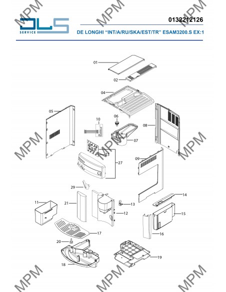 MAGNIFICA ESAM3200.S EX:1 S11