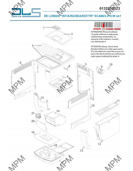 INTENSA ECAM23.210.W