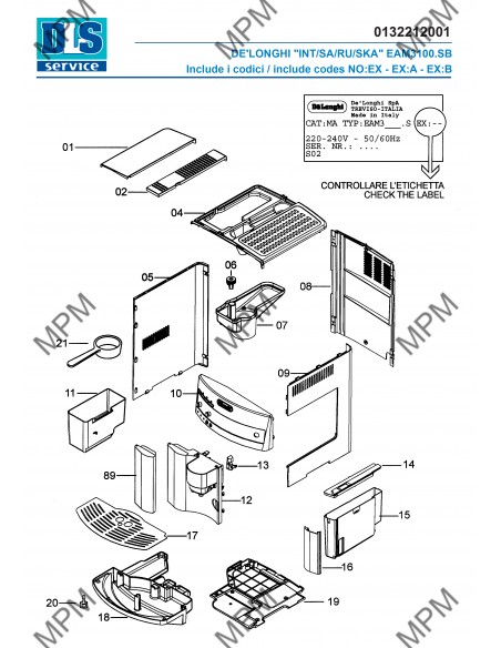 VUE ECLATEE MAGNIFICA EAM3100.SB