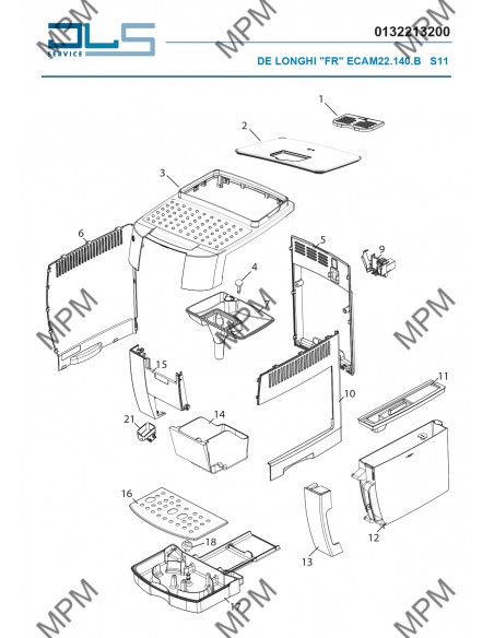 MAGNIFICA S ECAM22.140.B S11