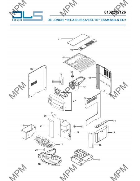 MAGNIFICA ESAM3200.S EX:1 S11