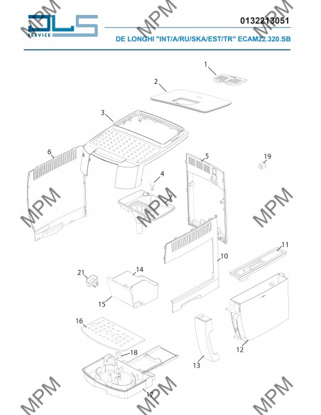 MAGNIFICA S PLUS ECAM22.320.SB