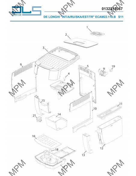 MAGNIFICA S ECAM22.110.B S11