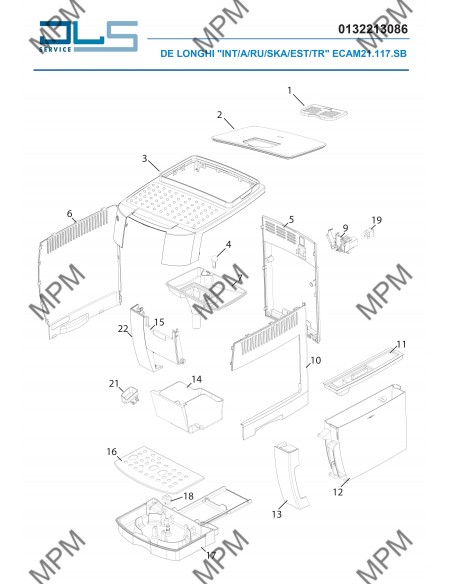MAGNIFICA S ECAM21.117.SB S11