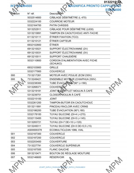 MAGNIFICA PRONTO CAPPUCCINO ESAM4500
