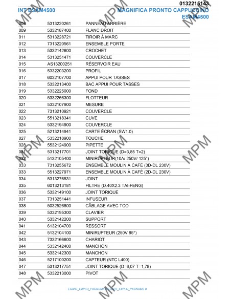MAGNIFICA PRONTO CAPPUCCINO ESAM4500