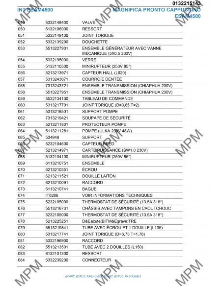 MAGNIFICA PRONTO CAPPUCCINO ESAM4500