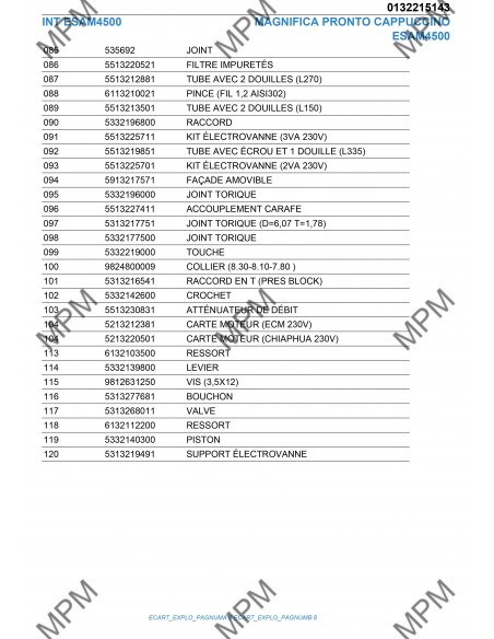 MAGNIFICA PRONTO CAPPUCCINO ESAM4500