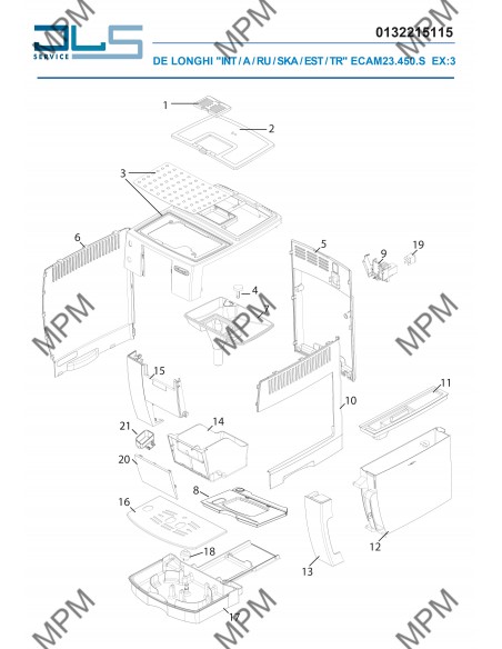 INTENSA CAPPUCCINO ECAM23.450.S EX:3