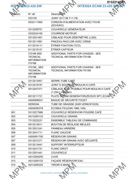 INTENSA ECAM 23.420.SW S11