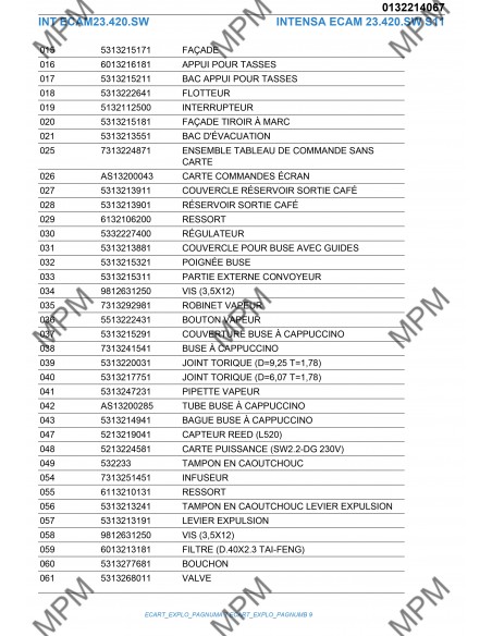 INTENSA ECAM 23.420.SW S11