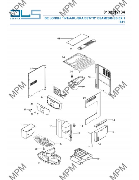 CAFFE' CORSO ESAM2800.SB EX:1 S11