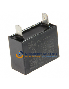 Consendateur 1,5 uF climatiseur delonghi NE2748