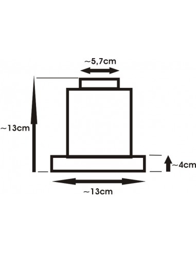 Dimensions Moteur DOMEL 467.3 pour aspirateur