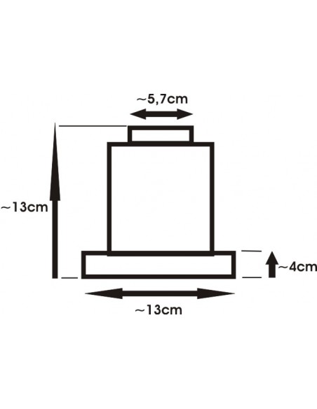 Dimensions Moteur DOMEL 467.3 pour aspirateur