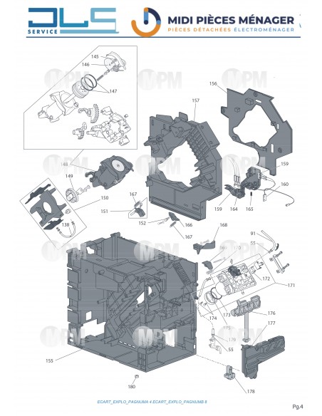 VUE ECLATEE CAFETIERE DELONGHI RIVELIA EXAM440.35