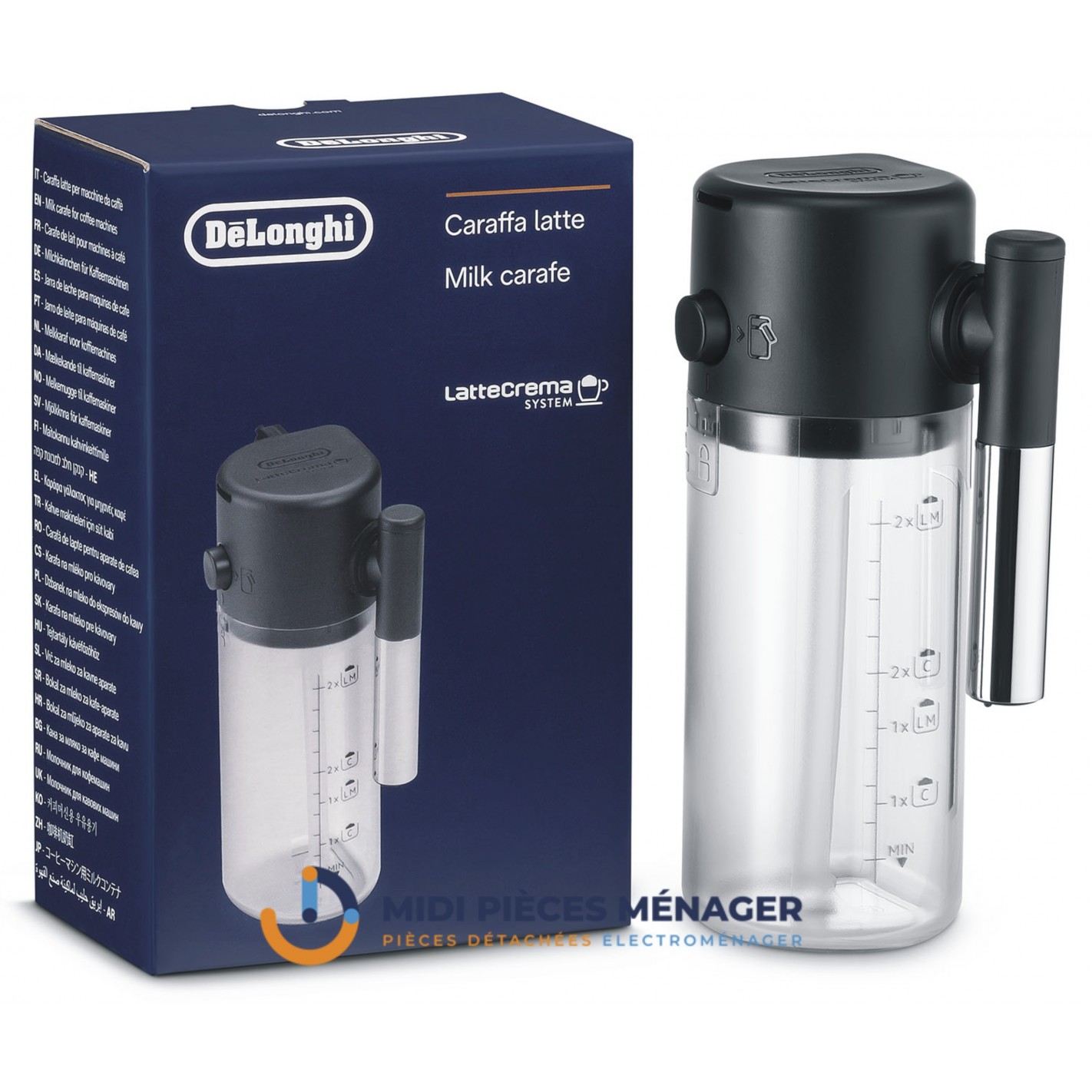 Carafe à café Delonghi en verre 750ml- LS et Compagnie