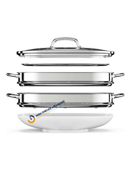 Cuiseur vapeur CookEasy+  CAM01.A0SS AW20611002 chez Midi pièces Ménager