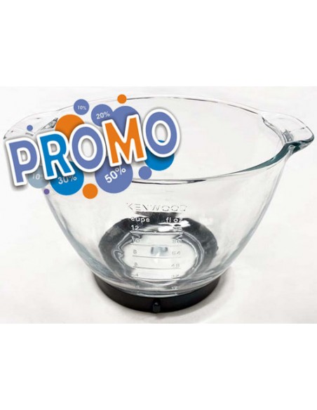 Bol verre 4.6 litres pour robot patisserie chef XL KAB30.000CL - AW20011045