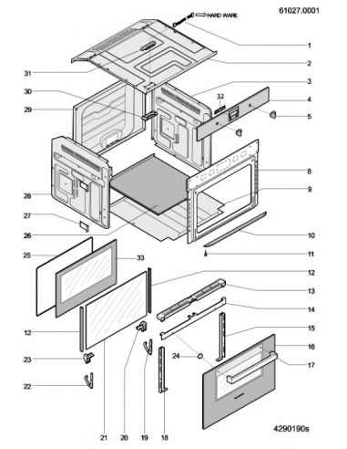 Charnière Porte de Four ARISTON C00194972