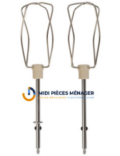 kit de 2 fouets a emulsionner batteur prep'line seb XJ901301