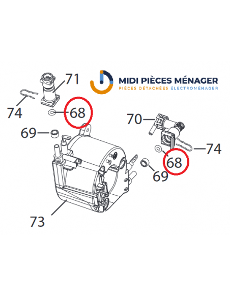 Joint générateur pour cafetiere delonghi 5313228791