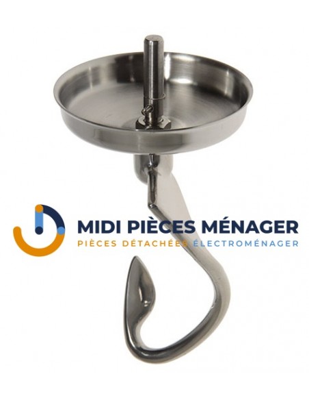 crochet de petrin inox pour robot kenwood chef KW712209