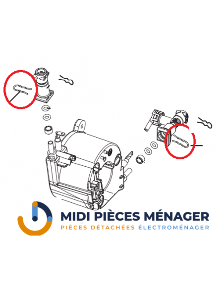 Pince (FIL 1,2 AISI302) OUR CAFETIERE DELONGHI 6113213191