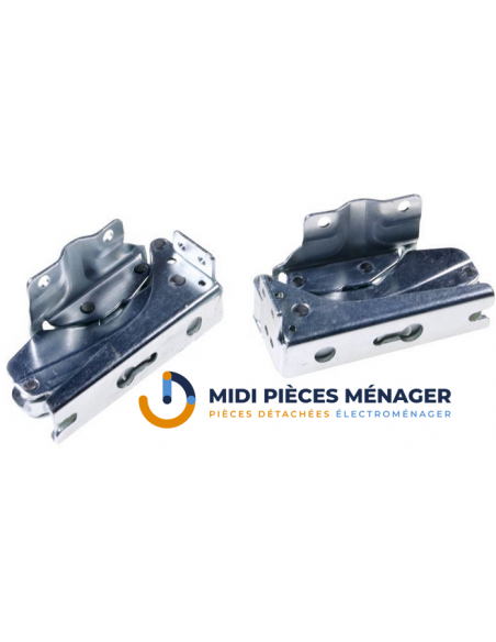 kit de 2 charnières porte refrigerateur congelateur bosch siemens 00481147