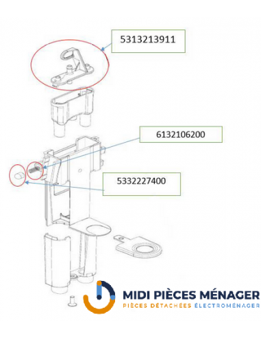 BUSE A CAFE POUR CAFETIERE DELONGHI AS00008949