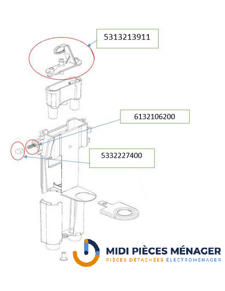 BUSE A CAFE POUR CAFETIERE DELONGHI AS00008949
