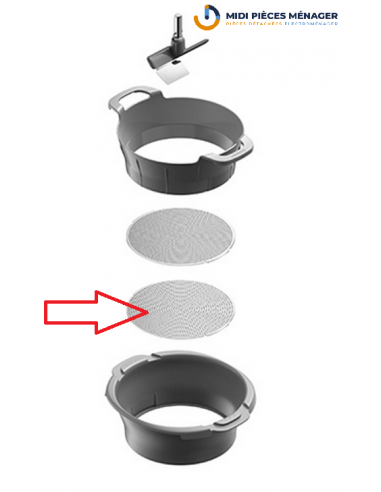 Grille petits trous pour passoire et tamis kenwood KAT20.000GY - AS00004440