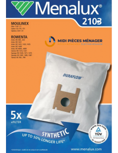5 SACS + MICROFILTRE (2103) MENALUX 9001961979