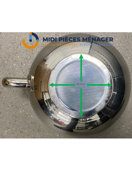 Bol inox pour Robot Kmix KENWOOD  KXT750SS