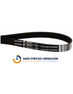COURROIE POLY-V 7PH2012 - 2012PH7 (7-8-9 KG) VESTEL 42232588