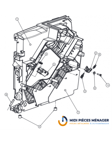 Bras expulsion pastille POUR CAFETIERE DELONGHI...