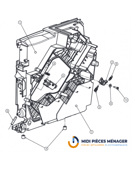 Bras expulsion pastille POUR CAFETIERE DELONGHI 5313213391