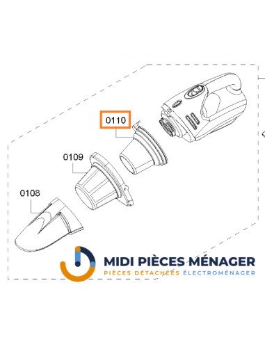 filtre fin aspirateur balai table BBHMOVE bosch...