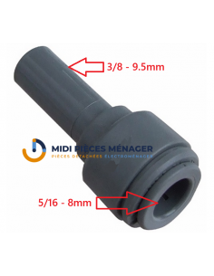 RACCORD D'ACCOUPLEMENT 3/8...