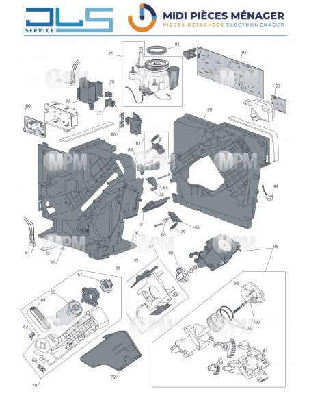 VUE ECLATEE DELONGHI ECAM650.85.MS VUE ECLATEE DELONGHI ECAM650.85.MS