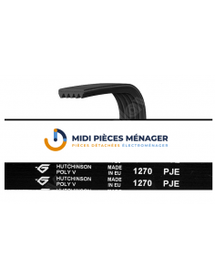 Courroie pour lave linge 1270J5 EL